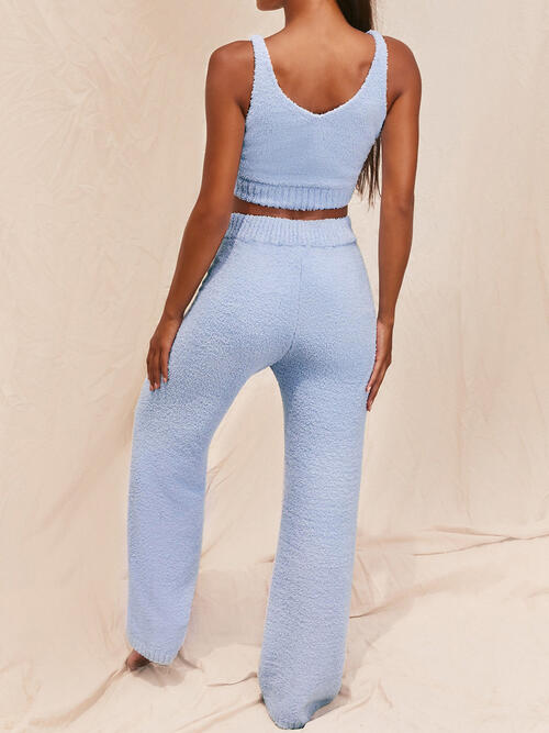 V-Neck Tank and Pants Set