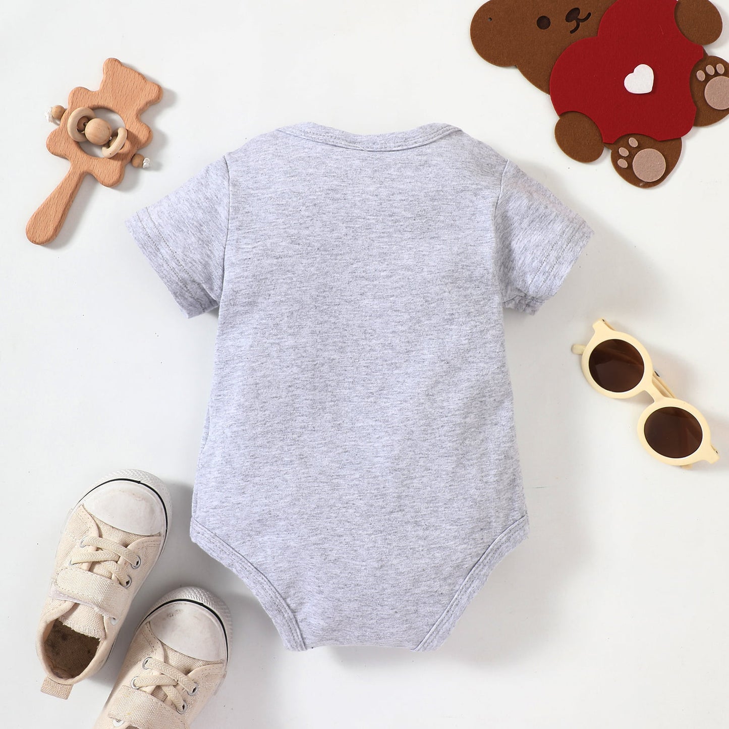 Baby Bear Graphic Short Sleeve Bodysuit