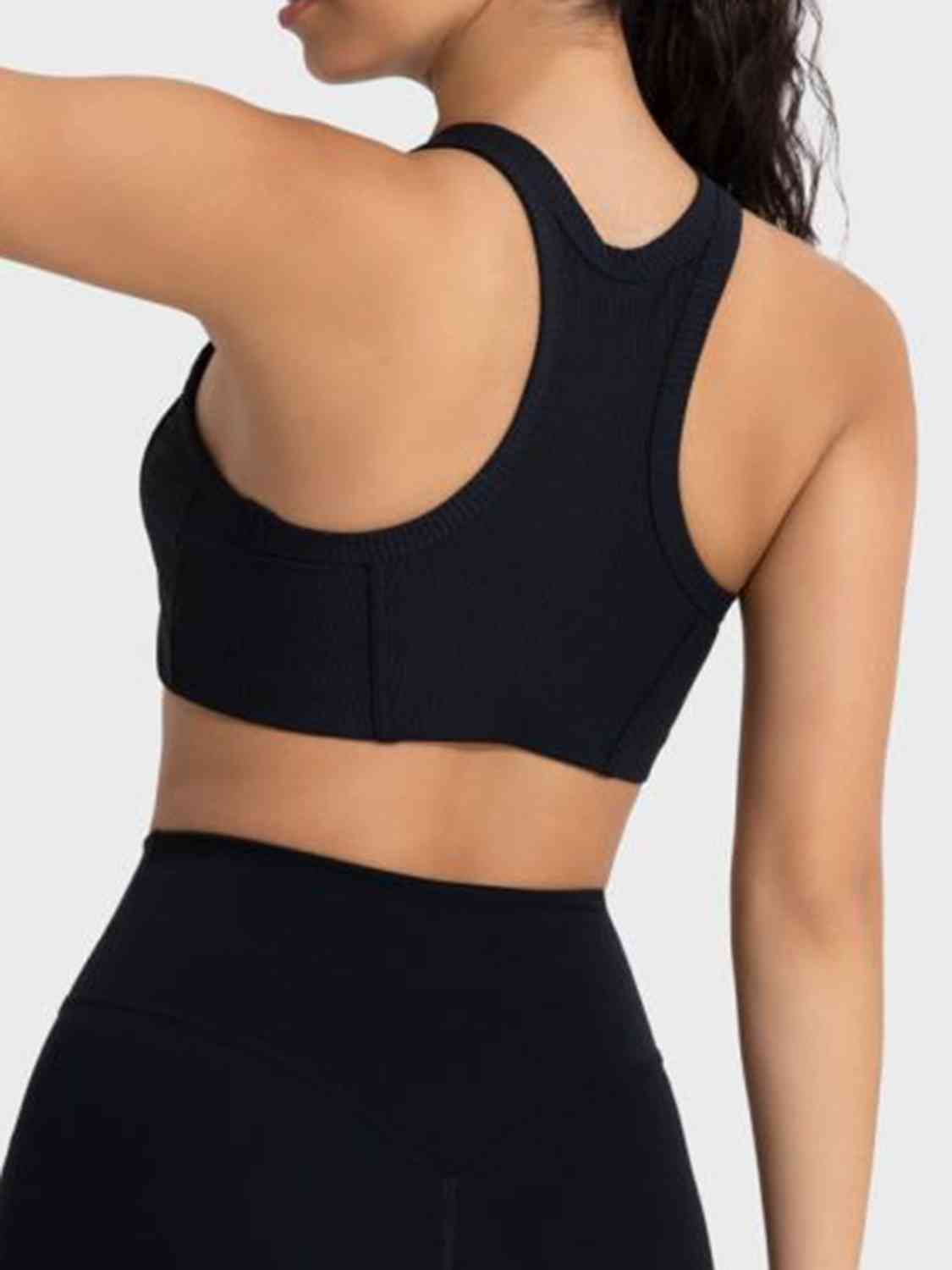 Wide Strap Cropped Sport Tank