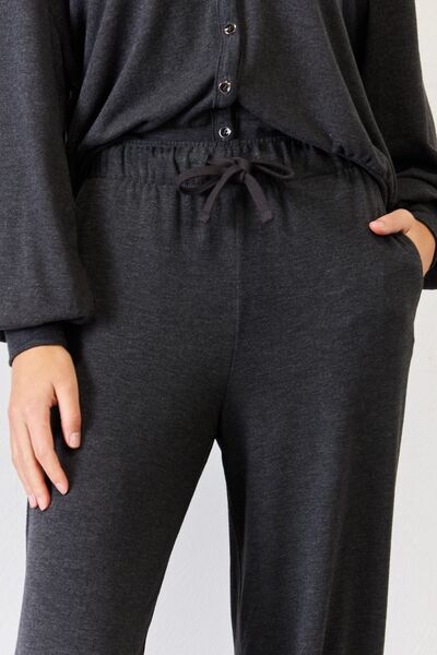 RISEN Ultra Soft High Waist Drawstring Lounge Joggers